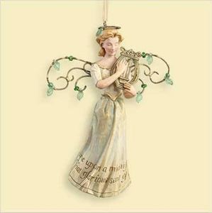 HALLMARK KEEPSAKE IT CAME UPON A MIDNIGHT CLEAR YULETIDE HARMONY ANGEL Ornament